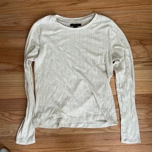 American eagle cream knit long sleeve